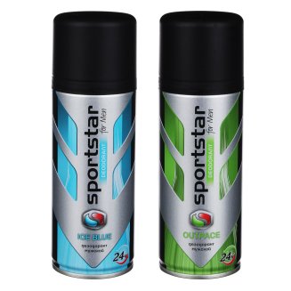 Дезодорант аэрозоль Sport Star мужской, Ice Blue/Outpace 175 мл